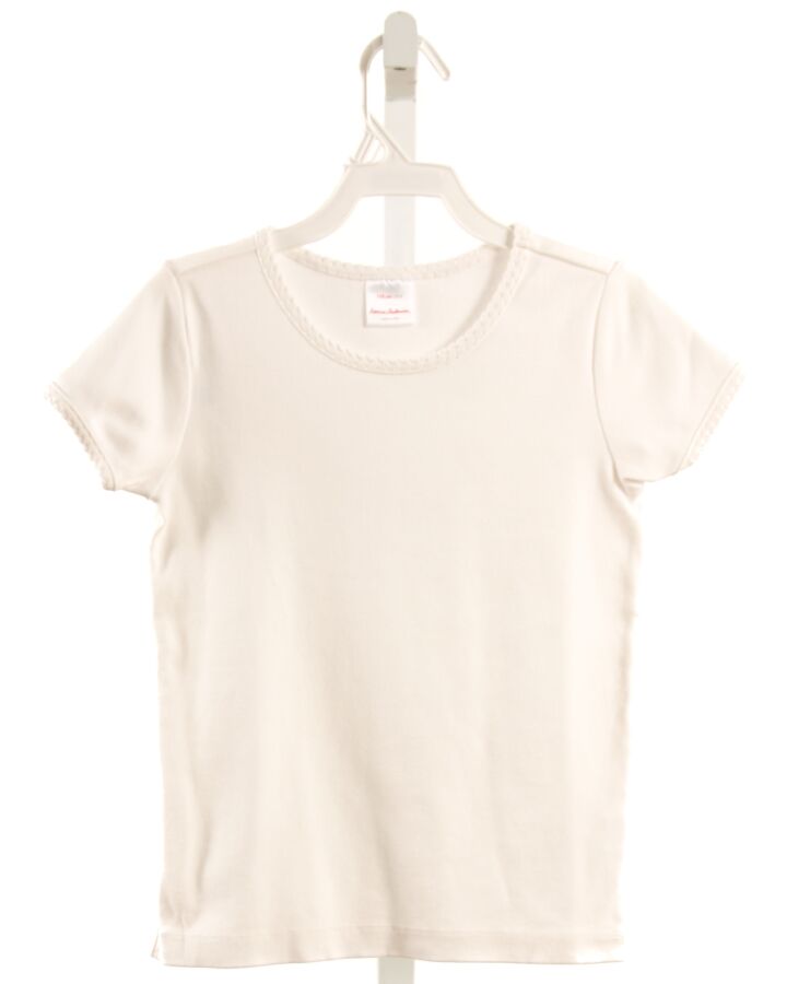 HANNA ANDERSSON  WHITE    KNIT SS SHIRT