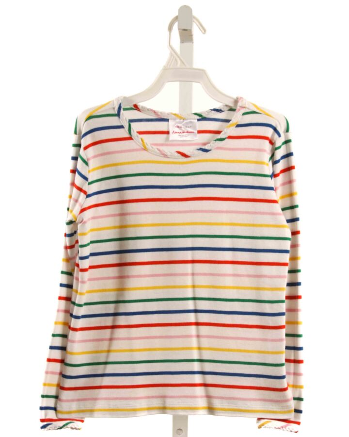 HANNA ANDERSSON  PINK  STRIPED  KNIT LS SHIRT