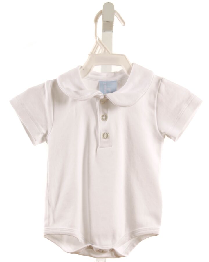 BELLA BLISS  WHITE    KNIT SS SHIRT