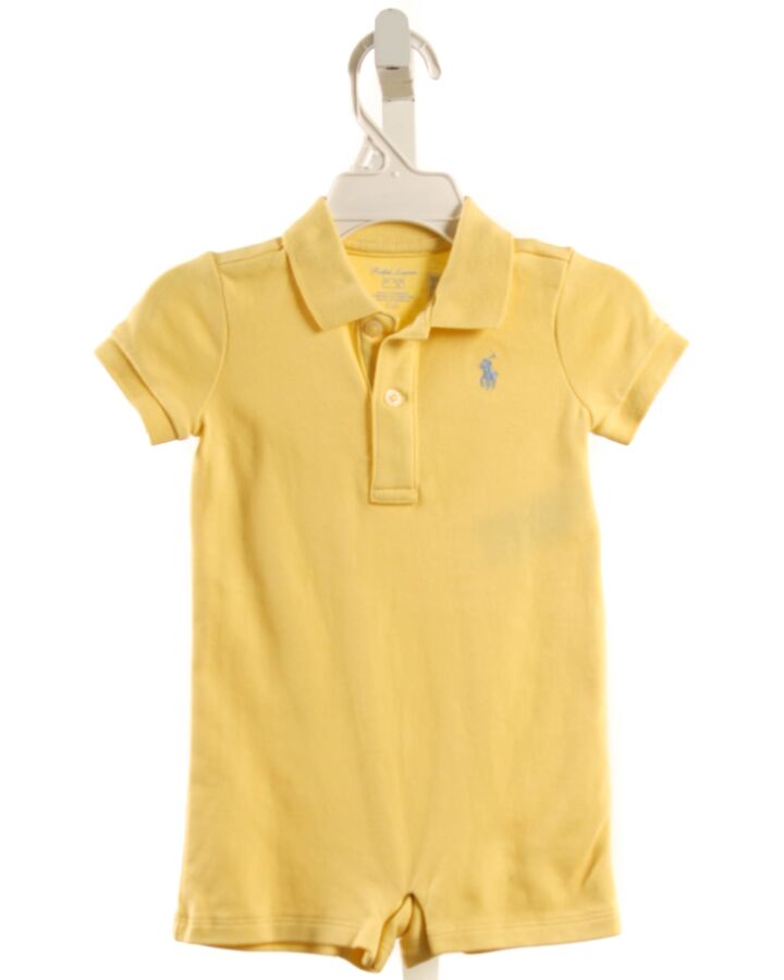 RALPH LAUREN  YELLOW    KNIT SHORTALL