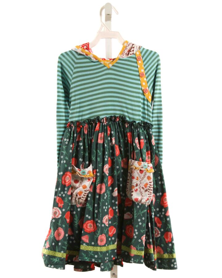 MATILDA JANE  GREEN  FLORAL  KNIT DRESS