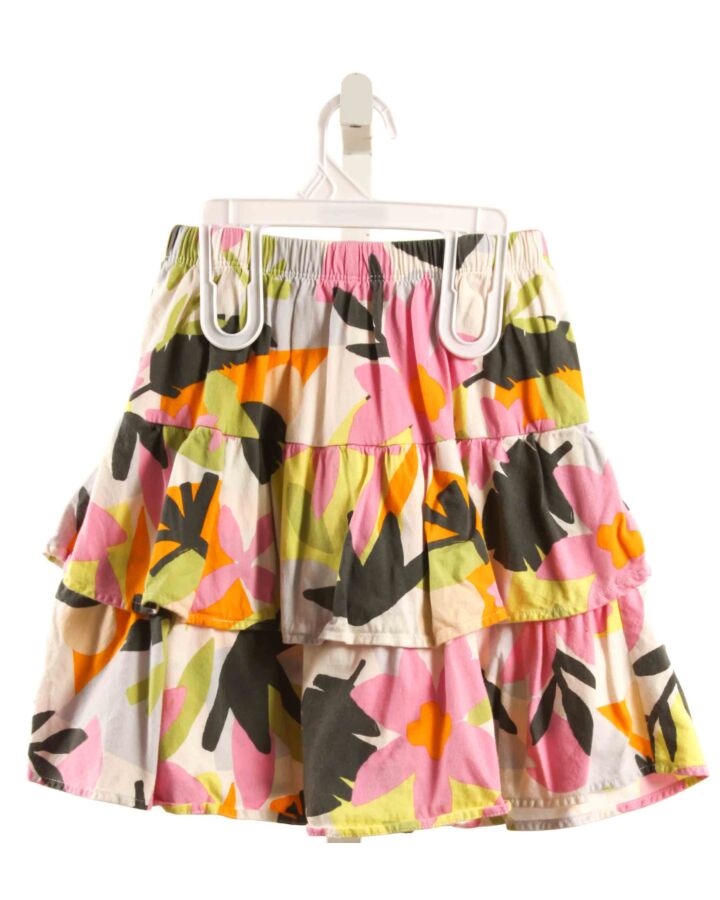 TEA  MULTI-COLOR KNIT FLORAL  SKORT