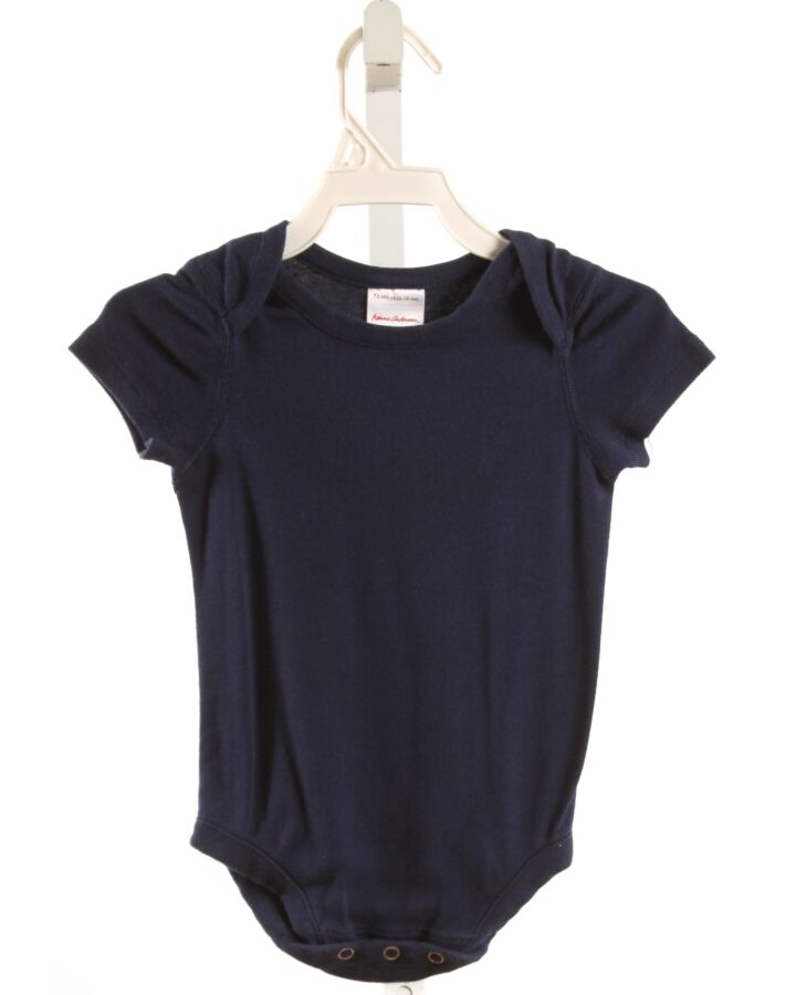 HANNA ANDERSSON  NAVY    KNIT SS SHIRT