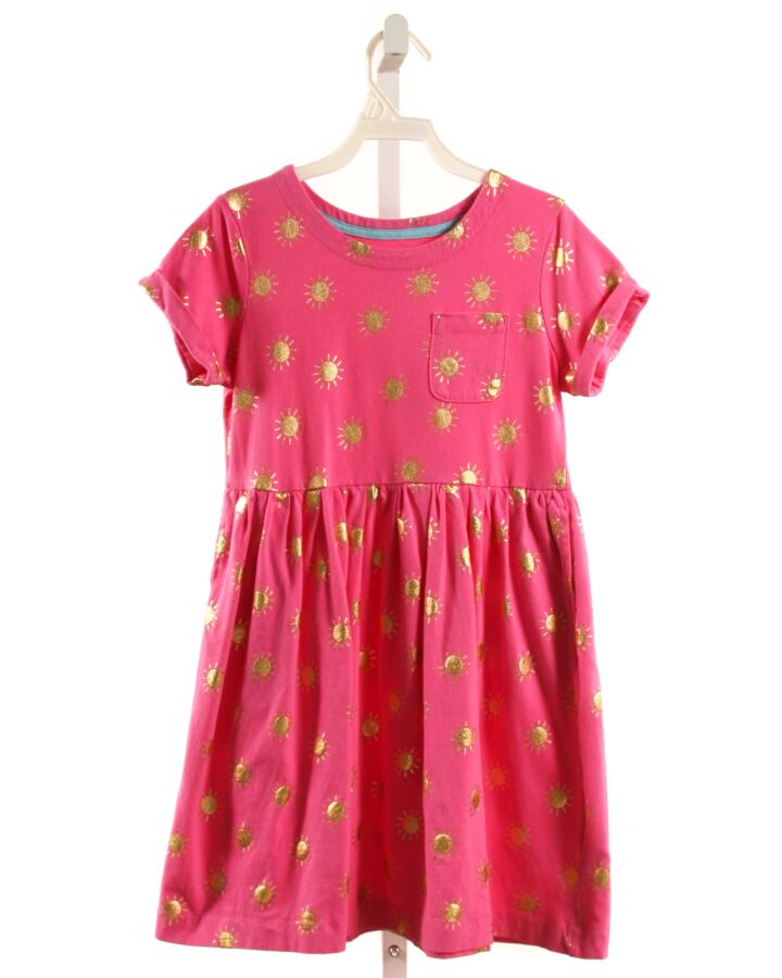 MINI BODEN  HOT PINK  PRINT  KNIT DRESS