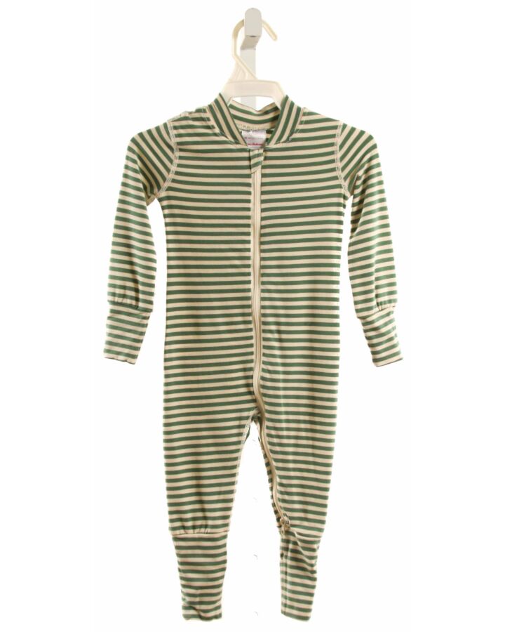 HANNA ANDERSSON  GREEN  STRIPED  LOUNGEWEAR