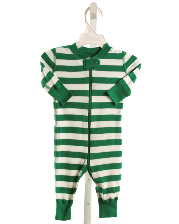 HANNA ANDERSSON  GREEN  STRIPED  LOUNGEWEAR