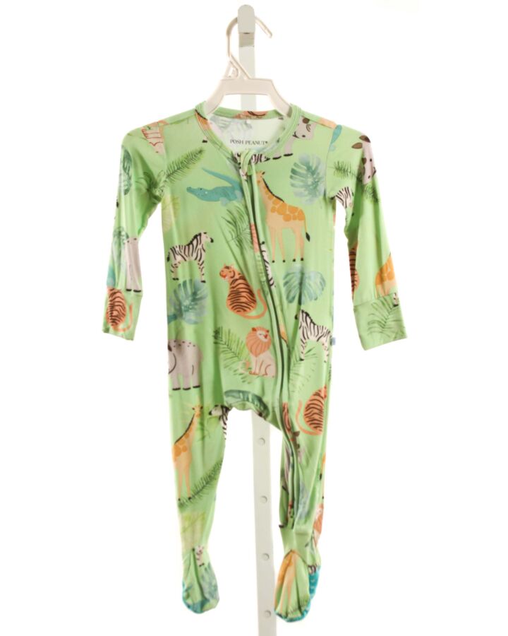 POSH PEANUT  LT GREEN  PRINT  LAYETTE