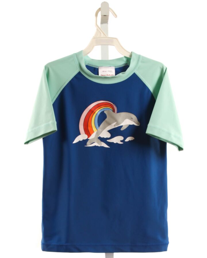 HANNA ANDERSSON  BLUE   PRINTED DESIGN RASH GUARD