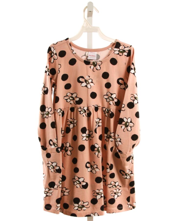 HANNA ANDERSSON  PINK  FLORAL  KNIT DRESS
