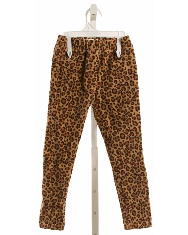 MINI BODEN  BROWN CORDUROY  PRINTED DESIGN PANTS
