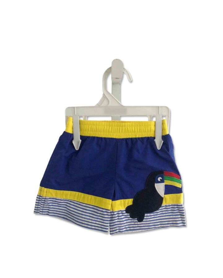 FLORENCE EISEMAN  MULTI-COLOR   APPLIQUED SWIM TRUNKS