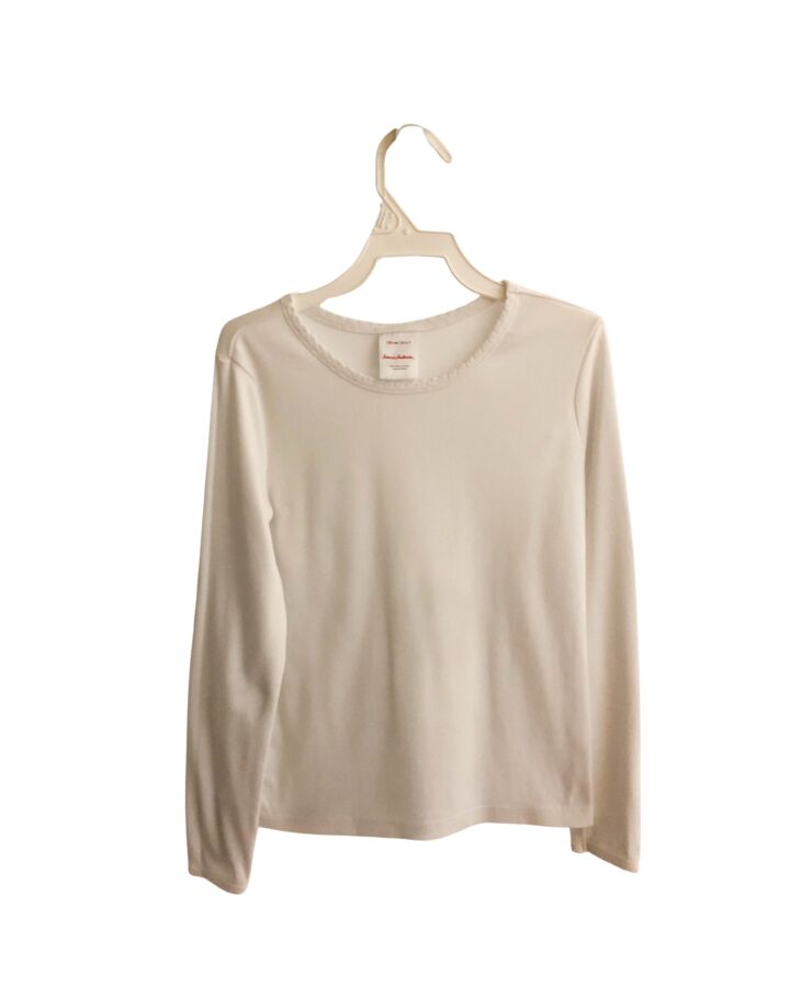 HANNA ANDERSSON  WHITE    KNIT LS SHIRT