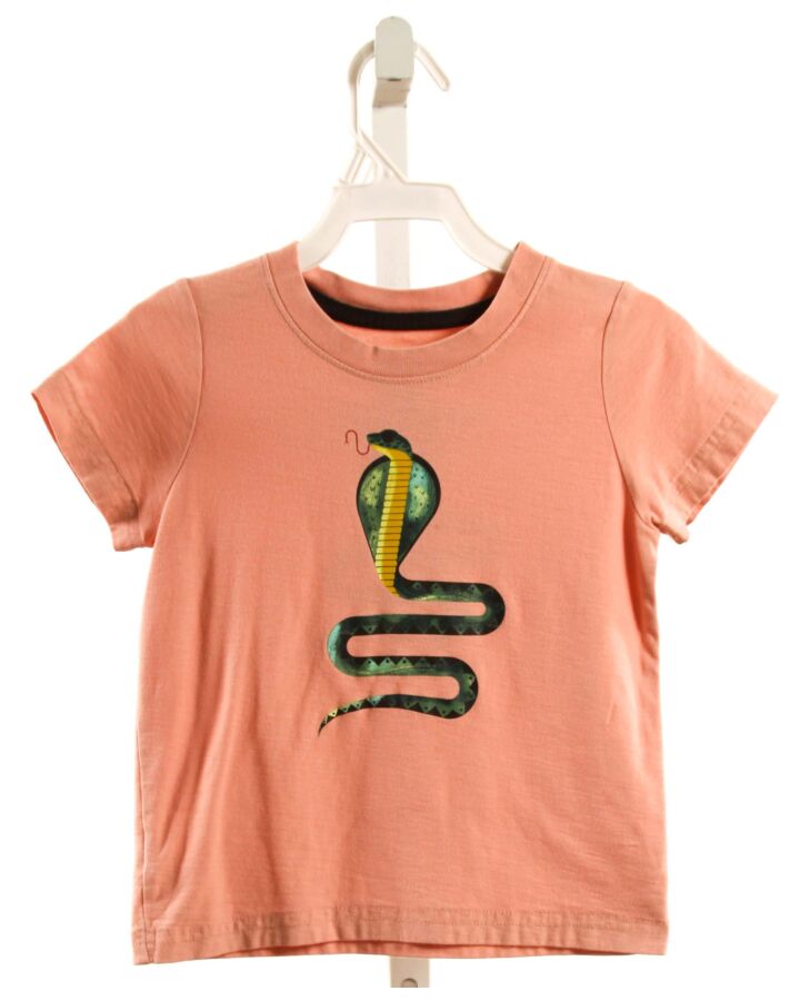 TEA  PINK   PRINTED DESIGN T-SHIRT