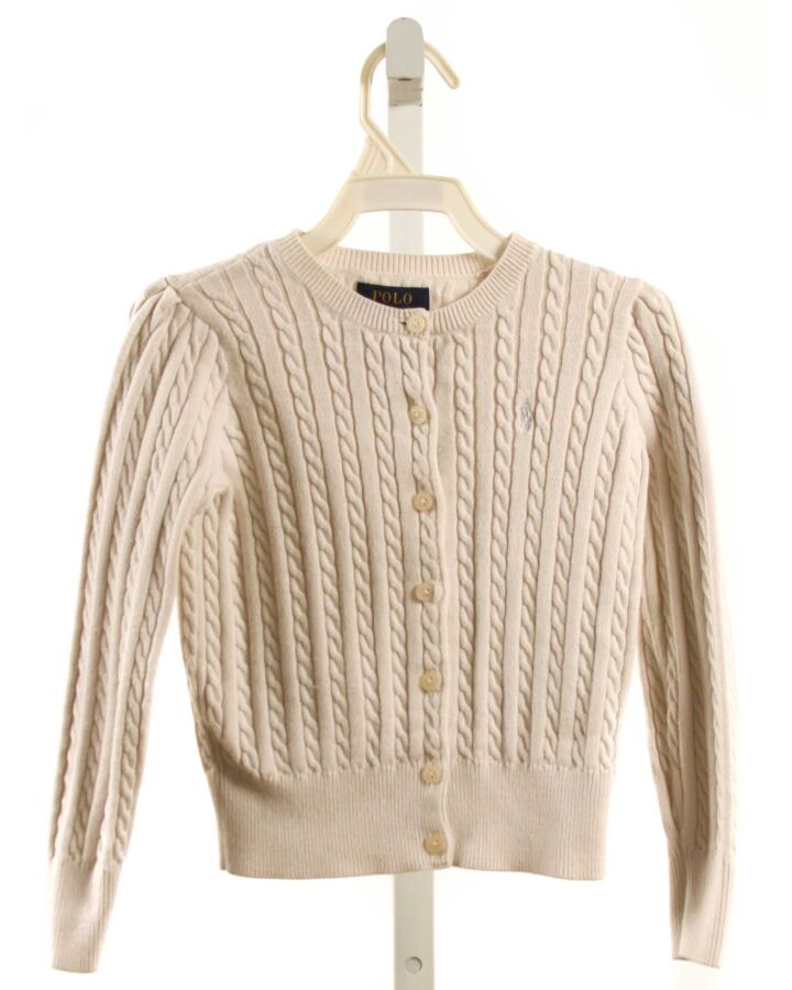 POLO BY RALPH LAUREN  OFF-WHITE    CARDIGAN
