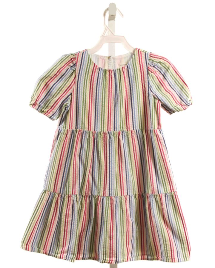 CREWCUTS  MULTI-COLOR SEERSUCKER STRIPED  DRESS