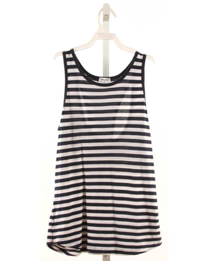 SPLENDID  NAVY  STRIPED  KNIT TANK