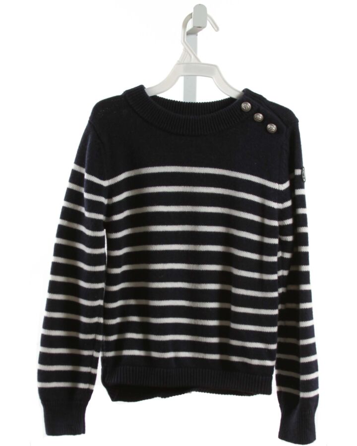 PETIT AMI  BLUE  STRIPED  SWEATER