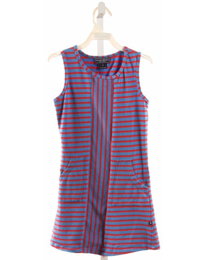 TOOBY DOO  RED  STRIPED  KNIT DRESS