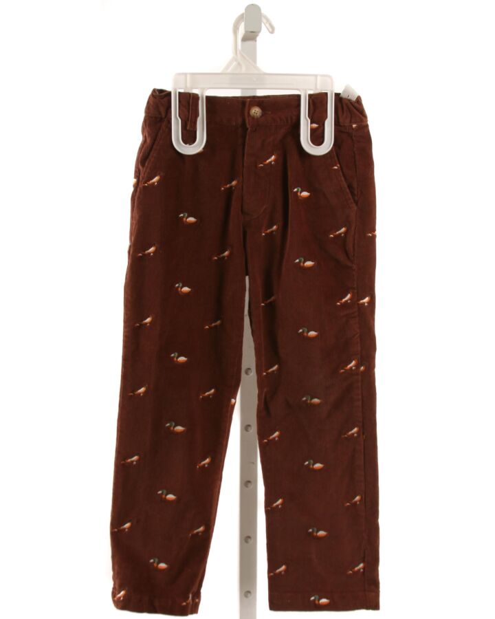 CPC  BROWN CORDUROY  EMBROIDERED PANTS