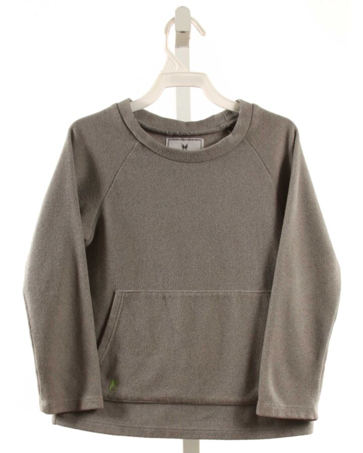 DUDLEY STEPHENS  GRAY TERRY CLOTH   PULLOVER