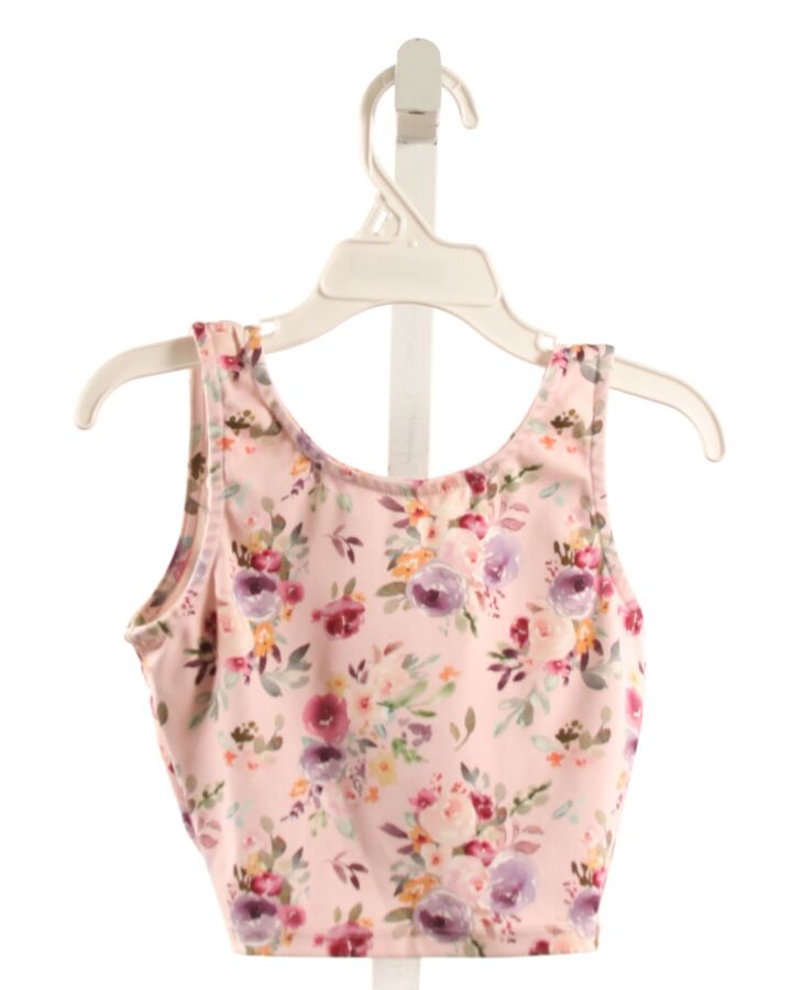 CHEEKY PLUM  PINK  FLORAL  KNIT TANK