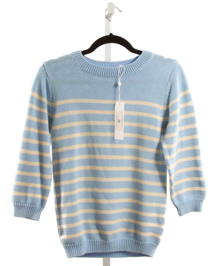 MINNOW  LT BLUE  STRIPED  SWEATER