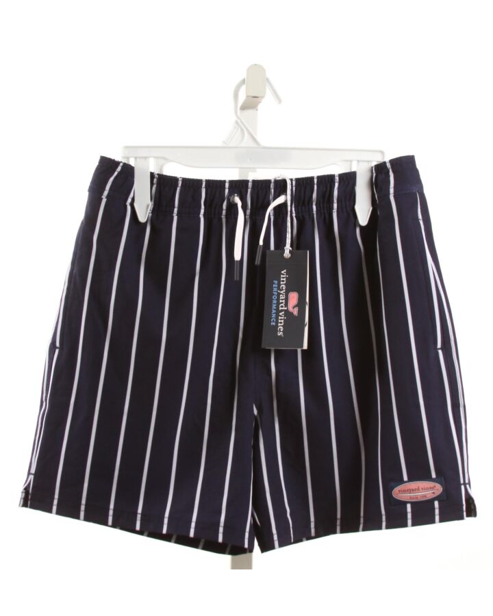 VINEYARD VINES  NAVY  STRIPED  SWIM TRUNKS