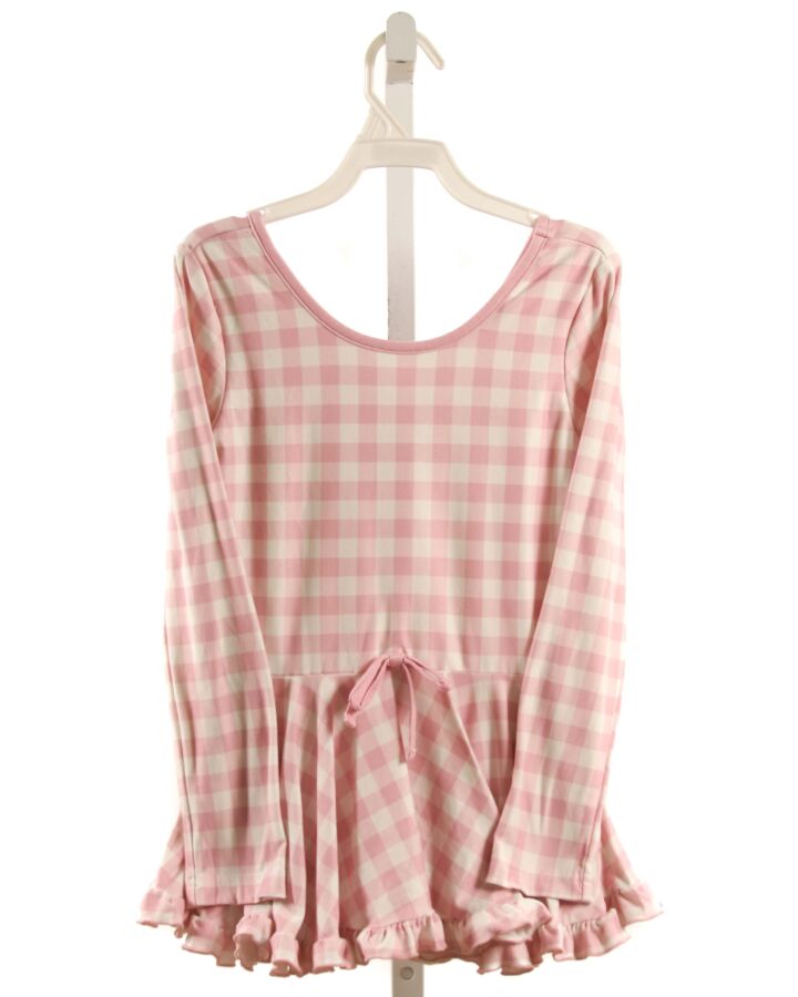 CHEEKY PLUM  PINK  GINGHAM  LEOTARD