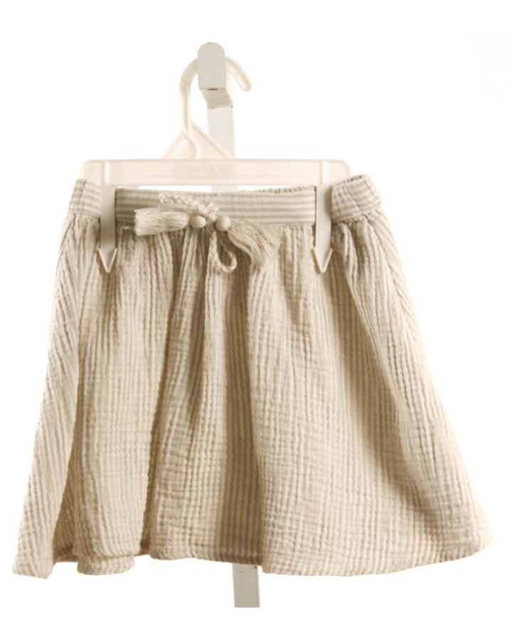 RYLEE & CRU  GREEN SEERSUCKER STRIPED  SKIRT
