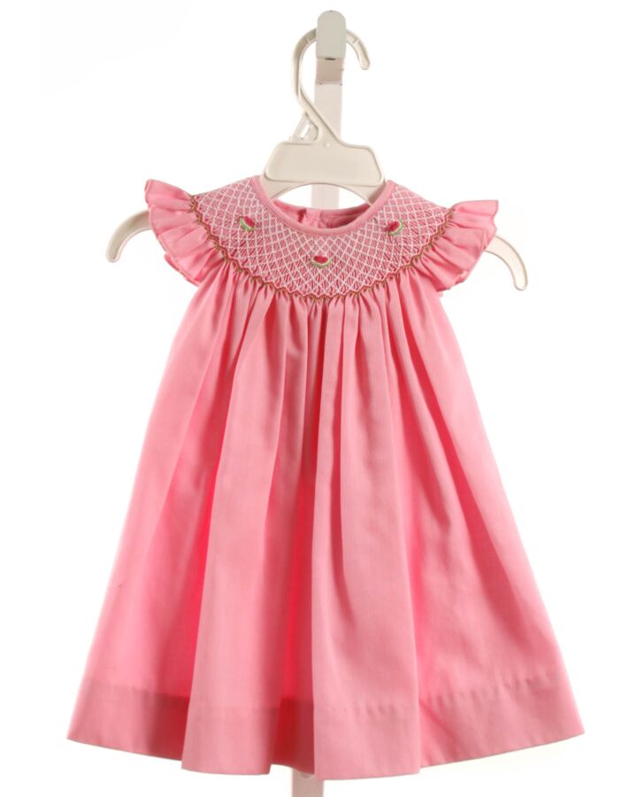 PETIT POMME  PINK   SMOCKED DRESS