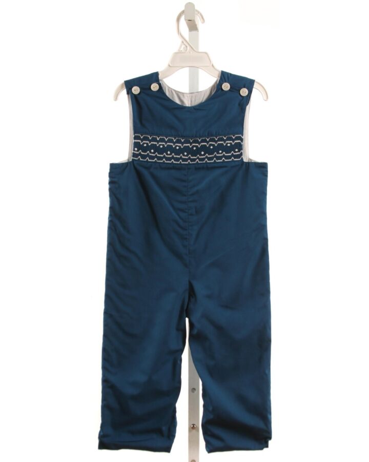 LULLABY SET  NAVY   SMOCKED LONGALL
