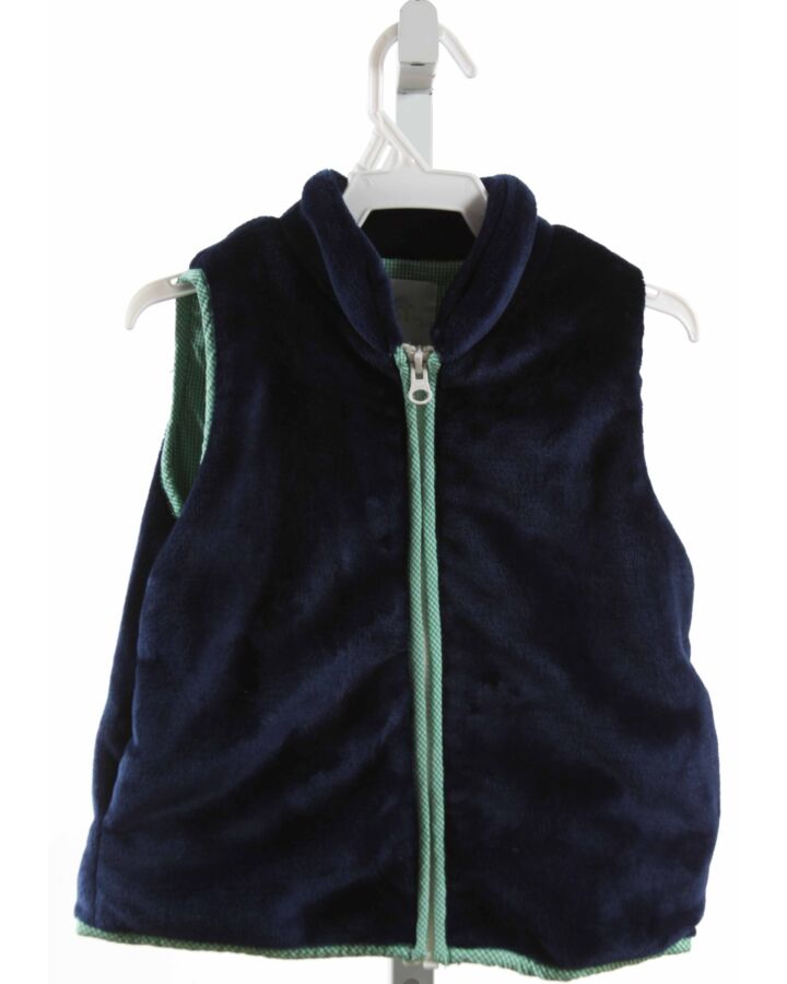 EYELET & IVY  NAVY FLEECE   VEST