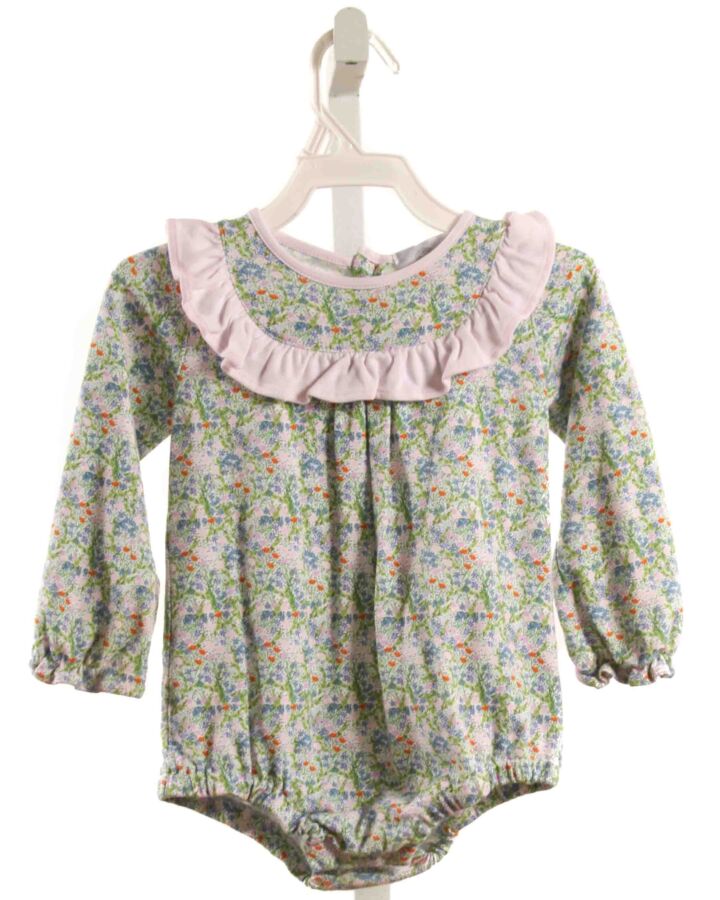THE PROPER PEONY  GREEN  FLORAL  KNIT BUBBLE