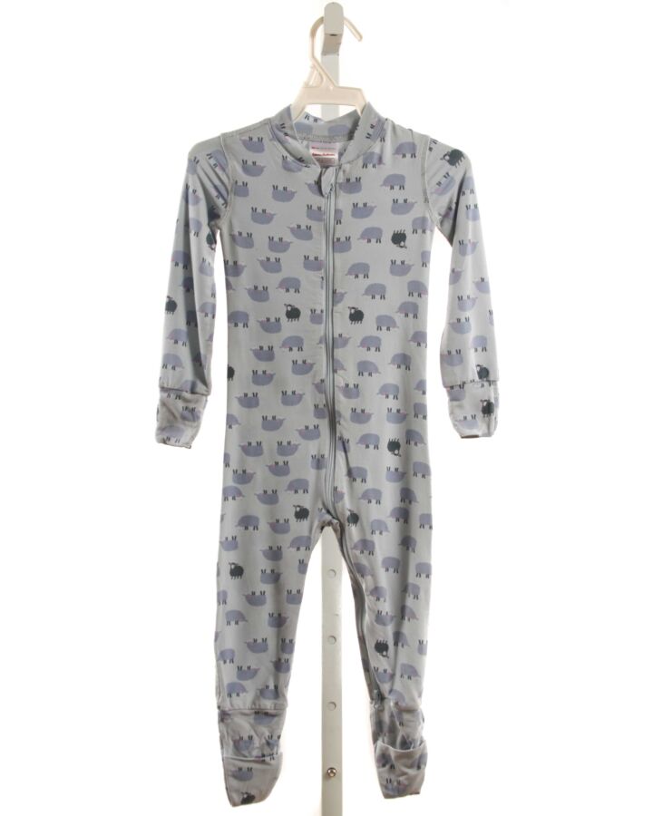 HANNA ANDERSSON  BLUE KNIT  PRINTED DESIGN LOUNGEWEAR