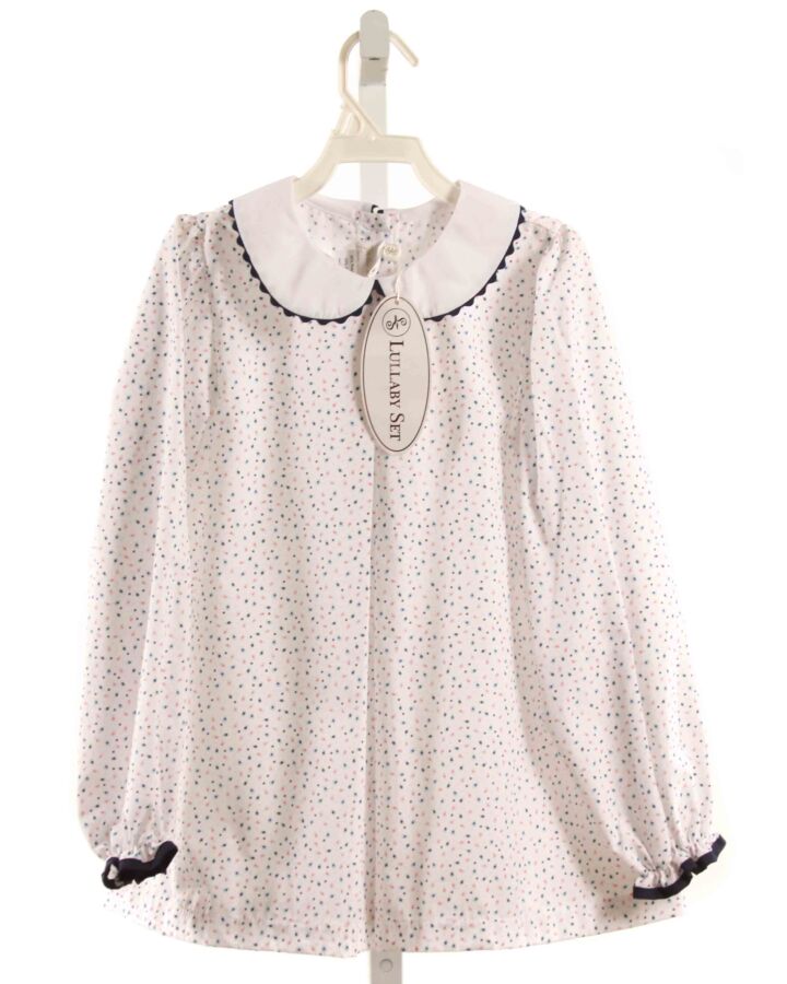 LULLABY SET  WHITE  FLORAL  DRESS SHIRT