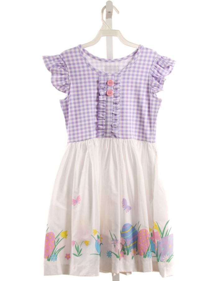 ELEANOR ROSE  LAVENDER  GINGHAM  DRESS