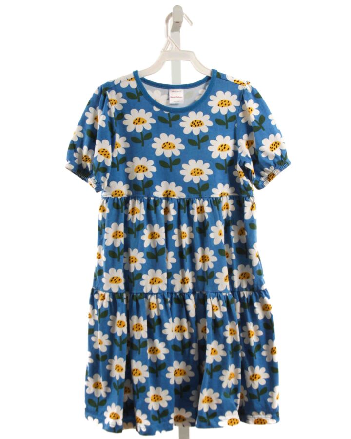 HANNA ANDERSSON  BLUE  FLORAL  KNIT DRESS