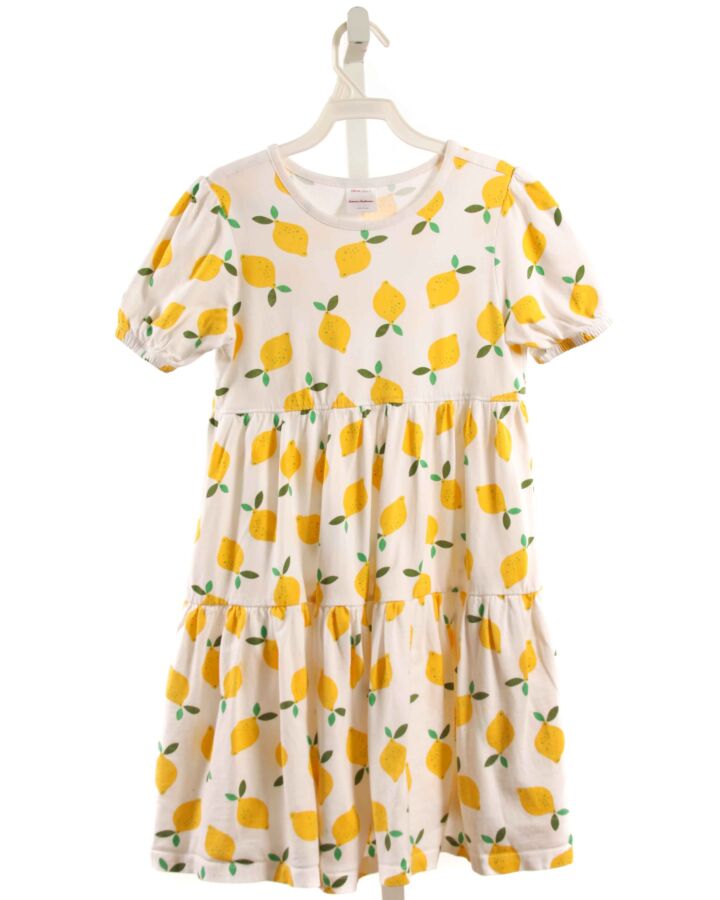 HANNA ANDERSSON  YELLOW  PRINT  KNIT DRESS