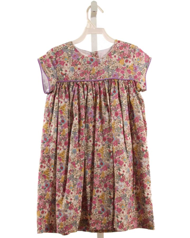 BISBY BY LITTLE ENGLISH  PURPLE  FLORAL  DRESS