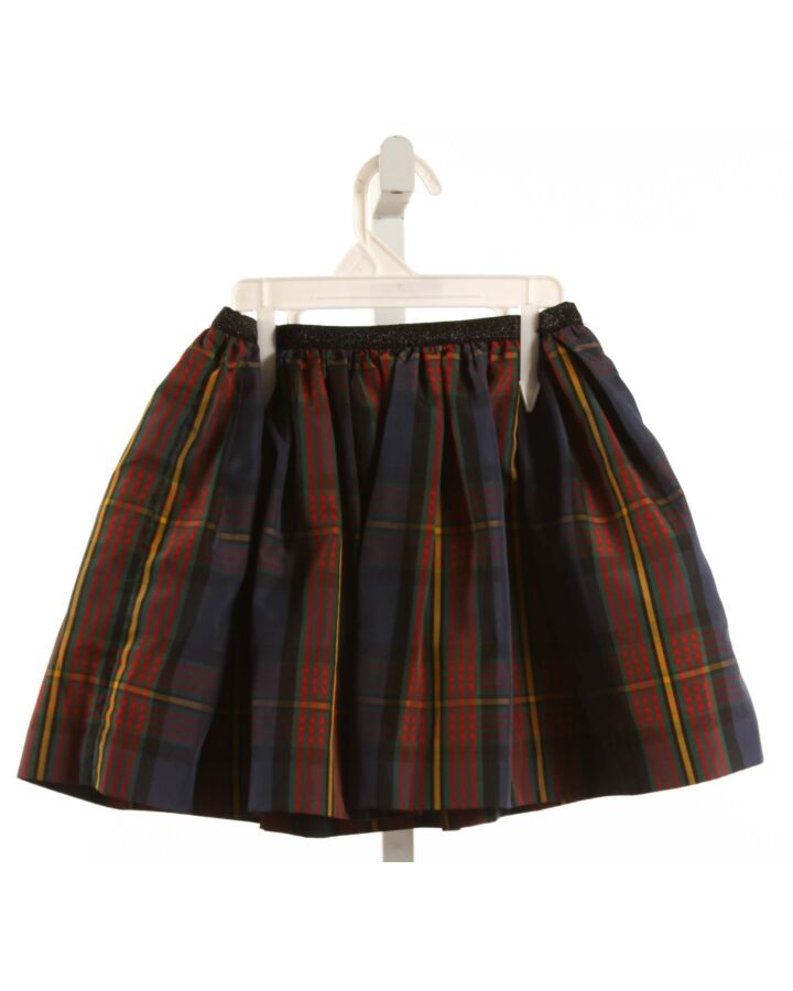 RALPH LAUREN  NAVY  PLAID  SKIRT