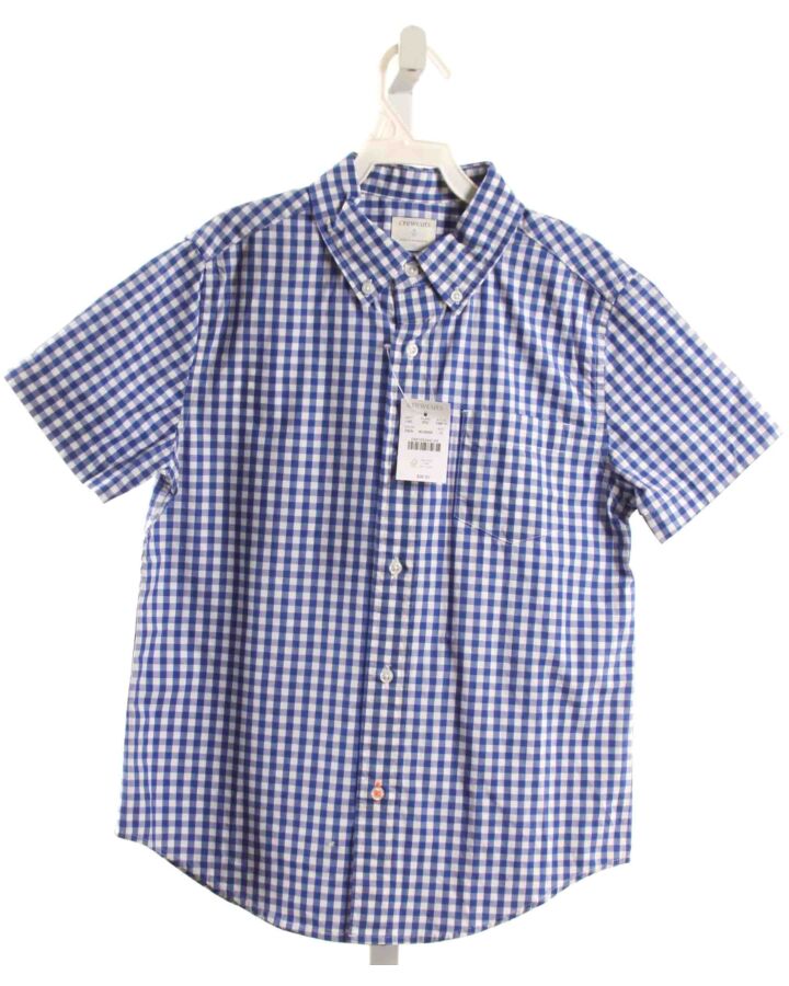 CREWCUTS  BLUE  GINGHAM  DRESS SHIRT