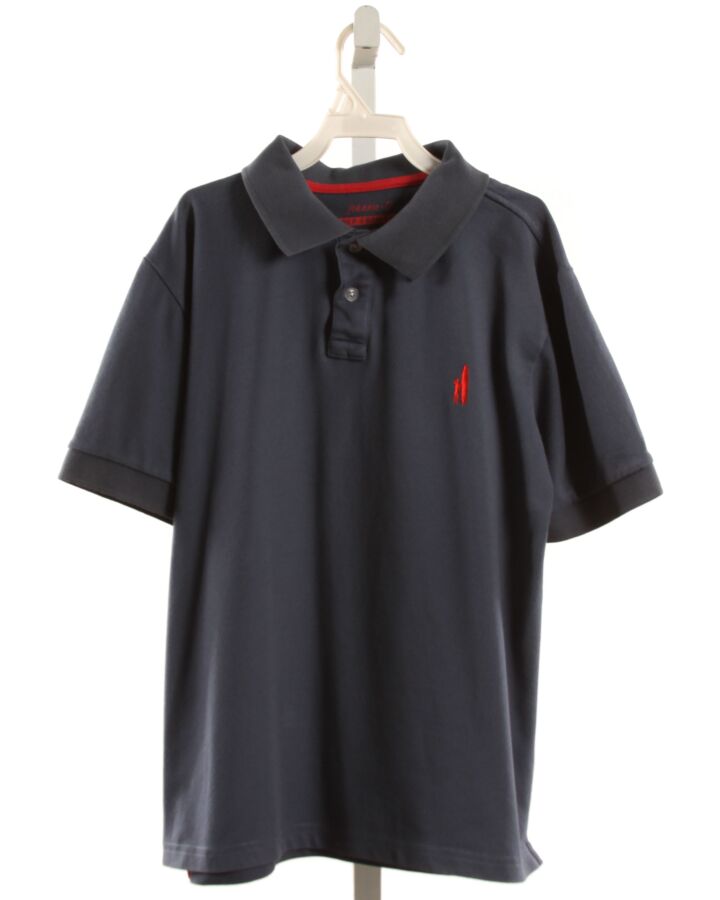 JOHNNIE-O  BLUE    KNIT SS SHIRT