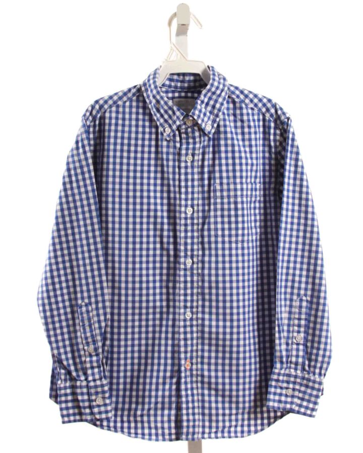 CREWCUTS  BLUE  GINGHAM  DRESS SHIRT