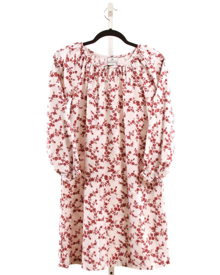 PETITE PLUME  MAROON  FLORAL  LOUNGEWEAR