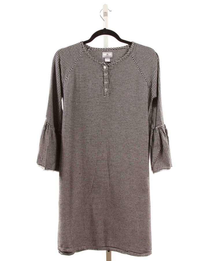 PETITE PLUME  BLACK  HOUNDSTOOTH  LOUNGEWEAR