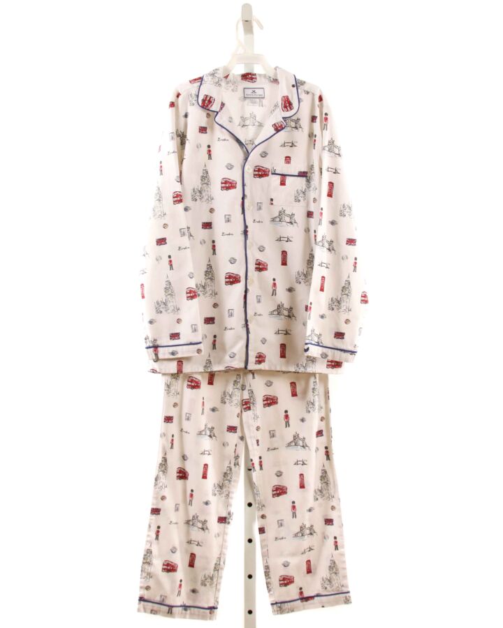 PETITE PLUME  WHITE  PRINT  LOUNGEWEAR