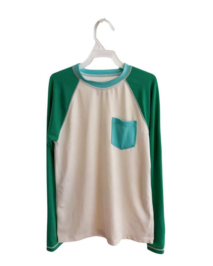 CREWCUTS  GREEN    RASH GUARD