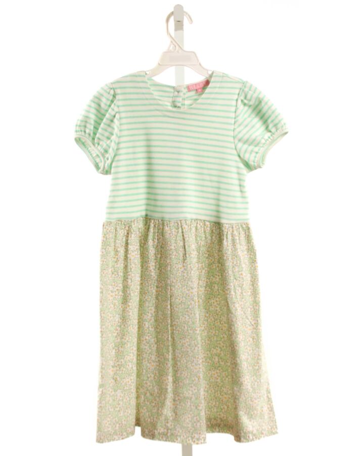 BISBY BY LITTLE ENGLISH  LT GREEN  FLORAL  KNIT DRESS