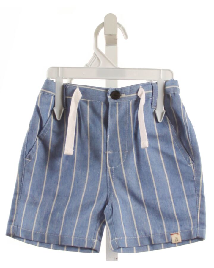 ME + HENRY  CHAMBRAY  STRIPED  SHORTS