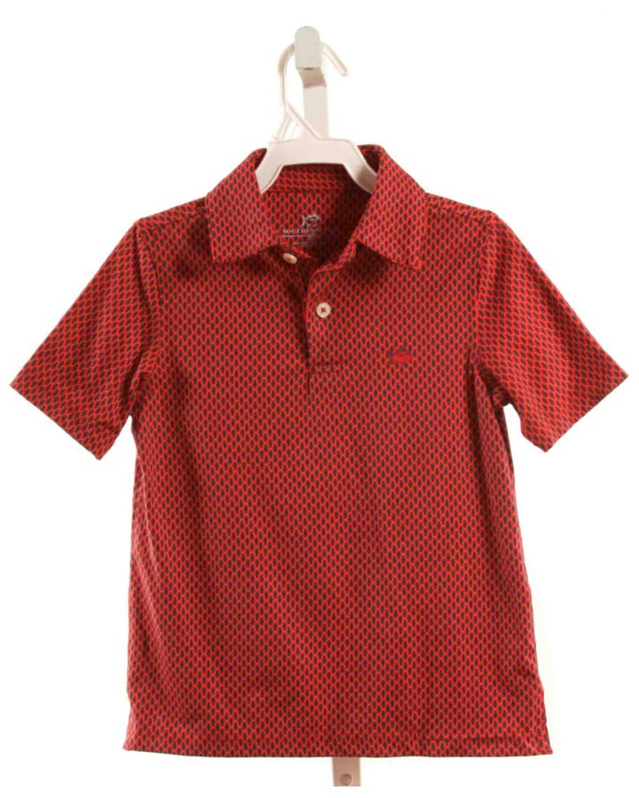 SOUTHERN TIDE  RED    KNIT SS SHIRT